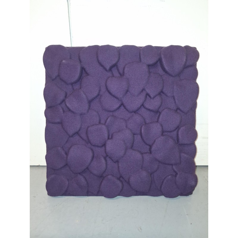 Cadre décoratif acoustique violet