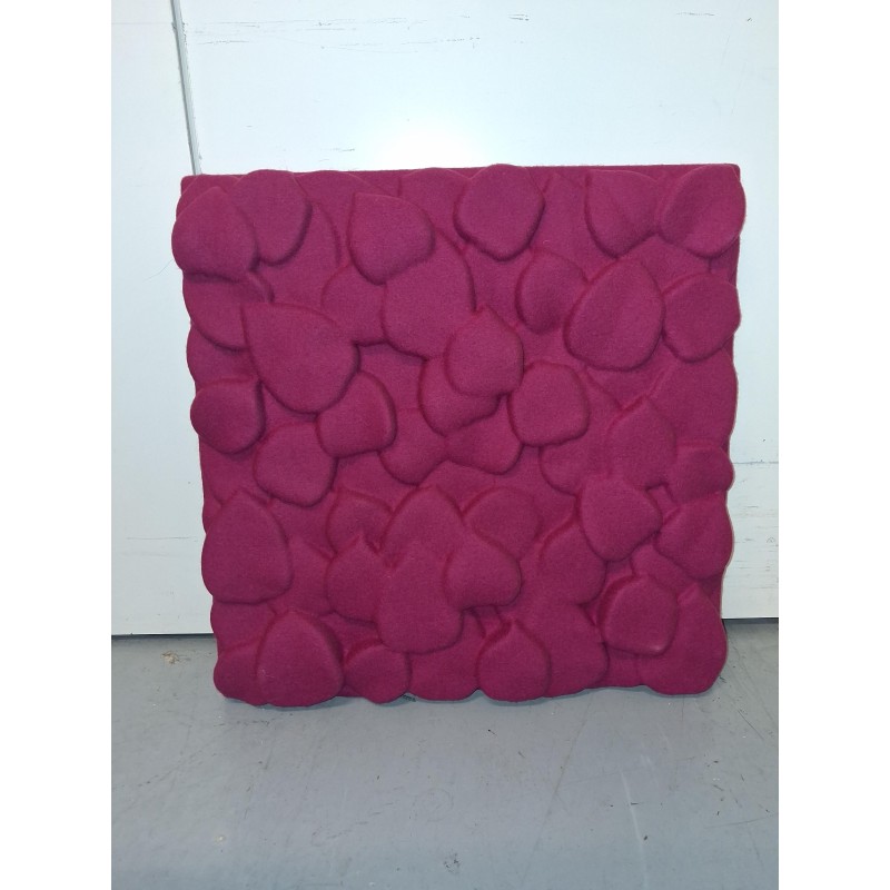 Cadre décoratif acoustique fushia